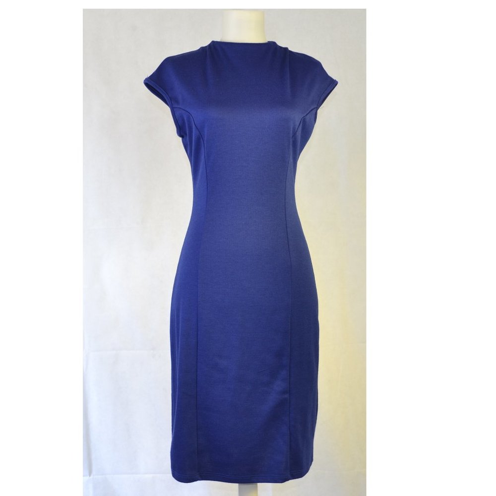 High Neck Sheath Dress
